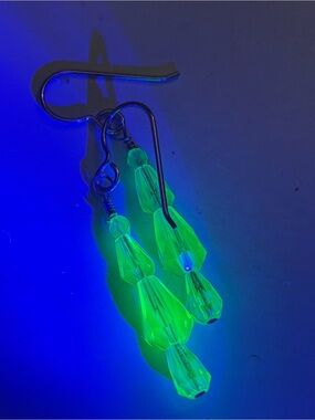 Uranium earrings